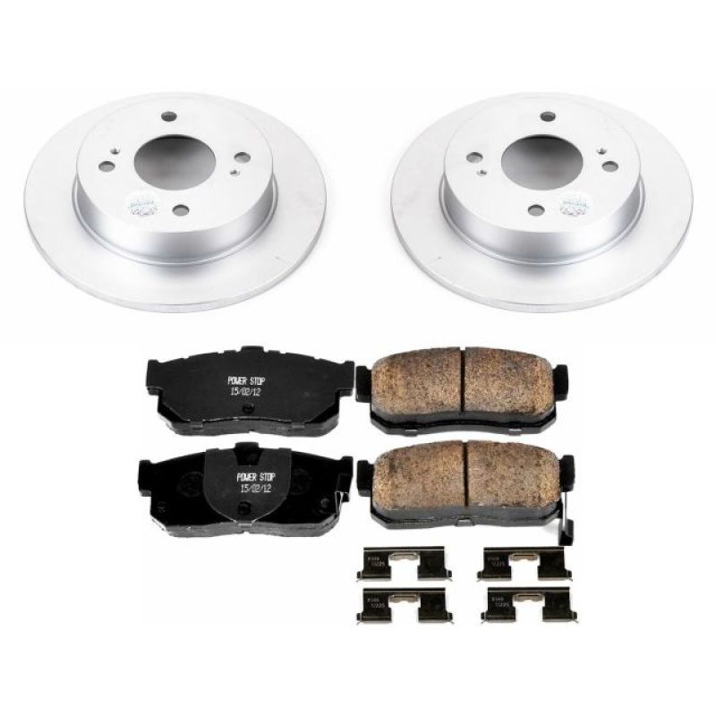 Power Stop 91-96 Infiniti G20 Rear Z17 Evolution Geomet Coated Brake Kit PowerStop