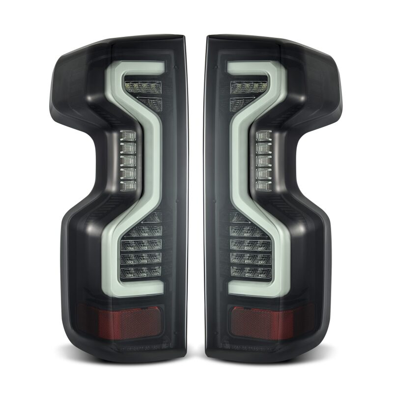 AlphaRex 620070 19-23 Chevrolet Silverado 1500/2500HD/3500HD PRO-Series LED Tail Lights Jet Black