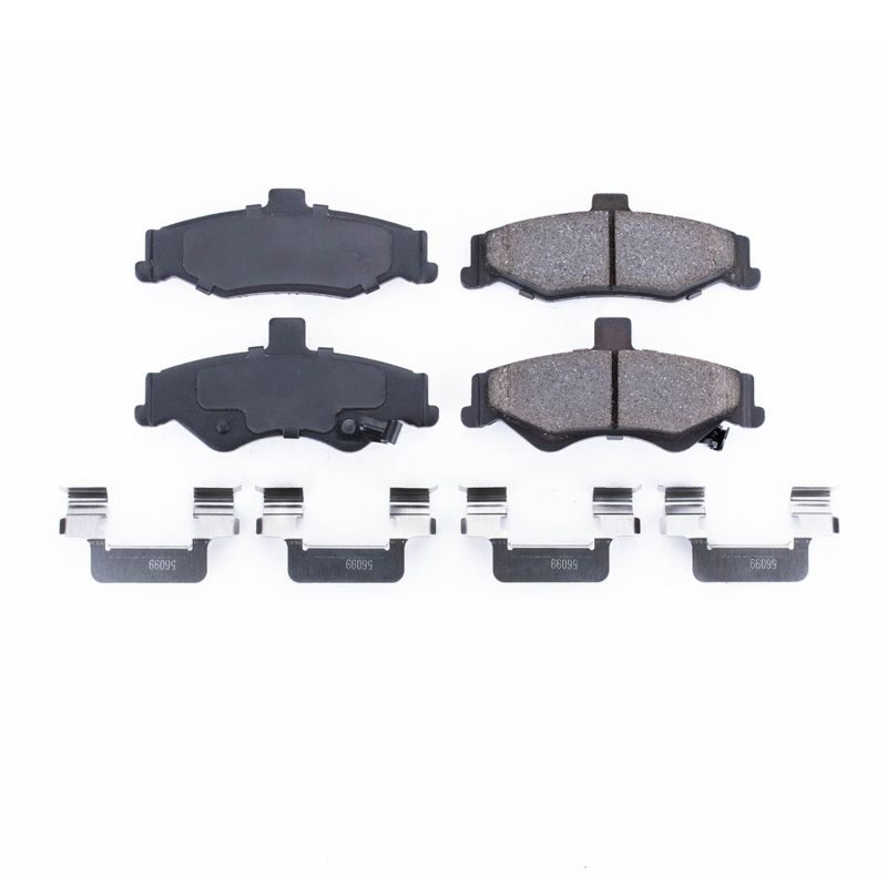 Power Stop 98-02 Chevrolet Camaro Rear Z17 Evolution Ceramic Brake Pads w/Hardware PowerStop