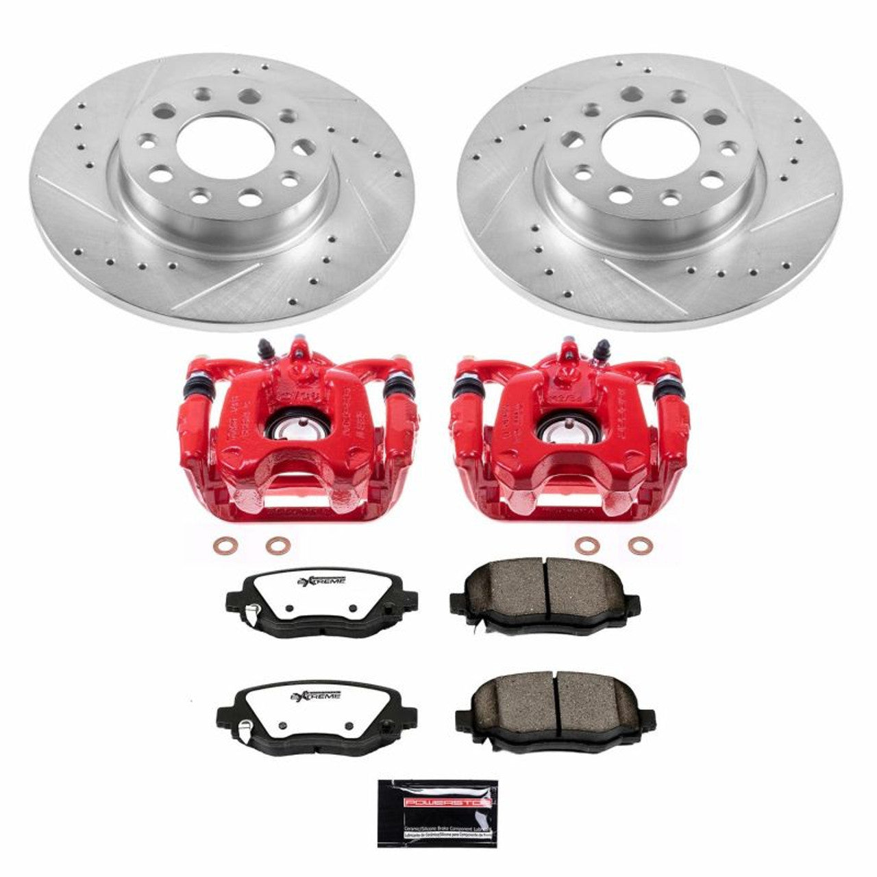Power Stop 16-18 Fiat 500X Front & Rear Autospecialty Brake Kit