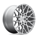 Rotiform R110 BLQ Wheel 18x8.5 5x100 35 Offset - Gloss Silver Machined