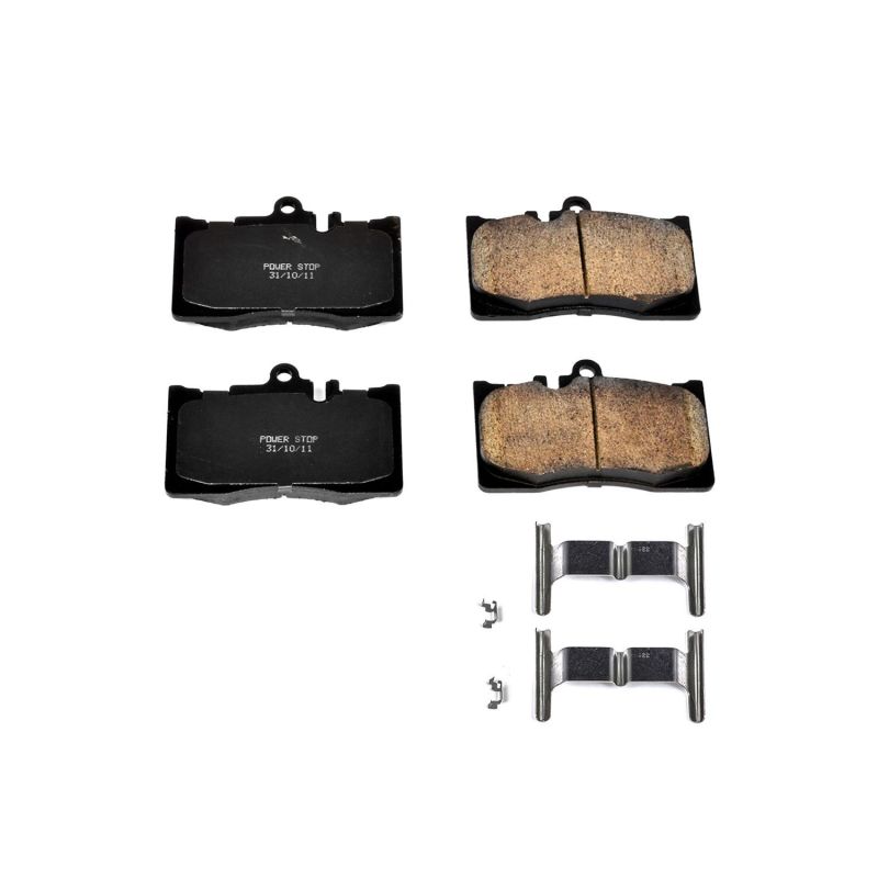 Power Stop 01-06 Lexus LS430 Front Z17 Evolution Ceramic Brake Pads w/Hardware PowerStop