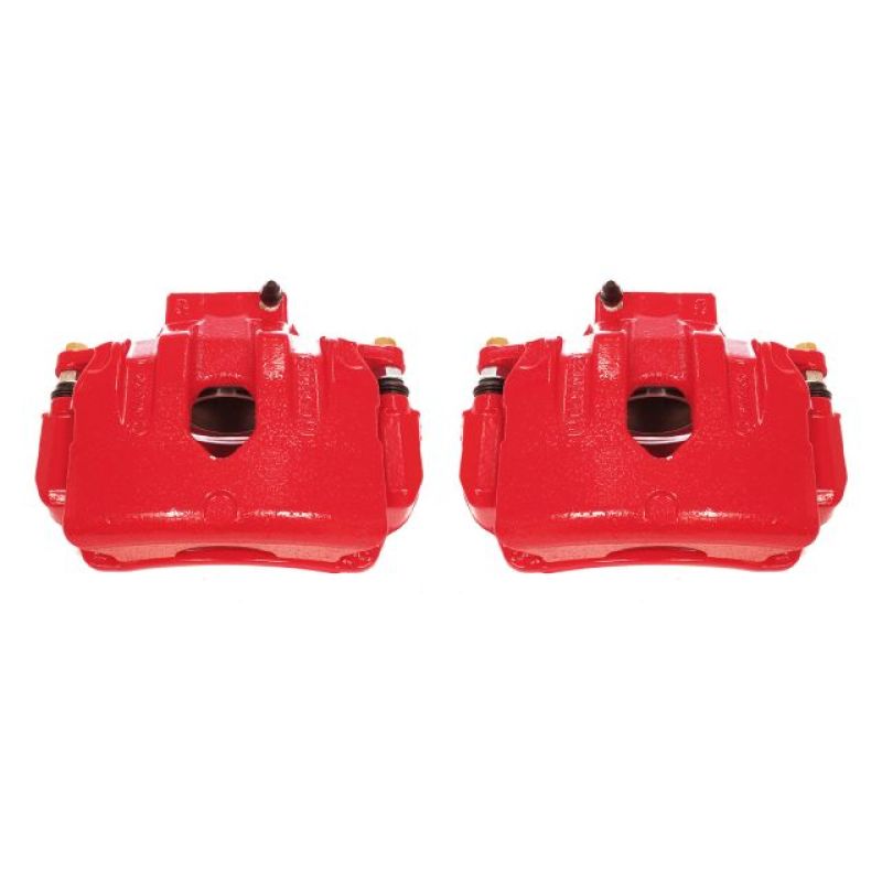 Power Stop 10-16 Hyundai Genesis Coupe Front Red Calipers w/Brackets - Pair PowerStop