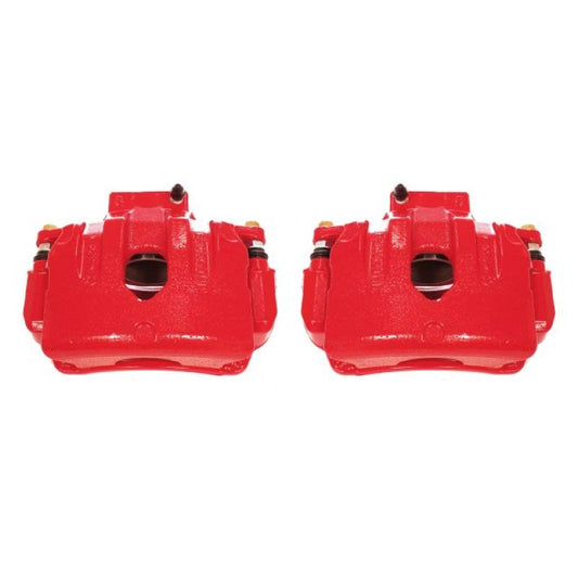 Power Stop 10-16 Hyundai Genesis Coupe Front Red Calipers w/Brackets - Pair PowerStop