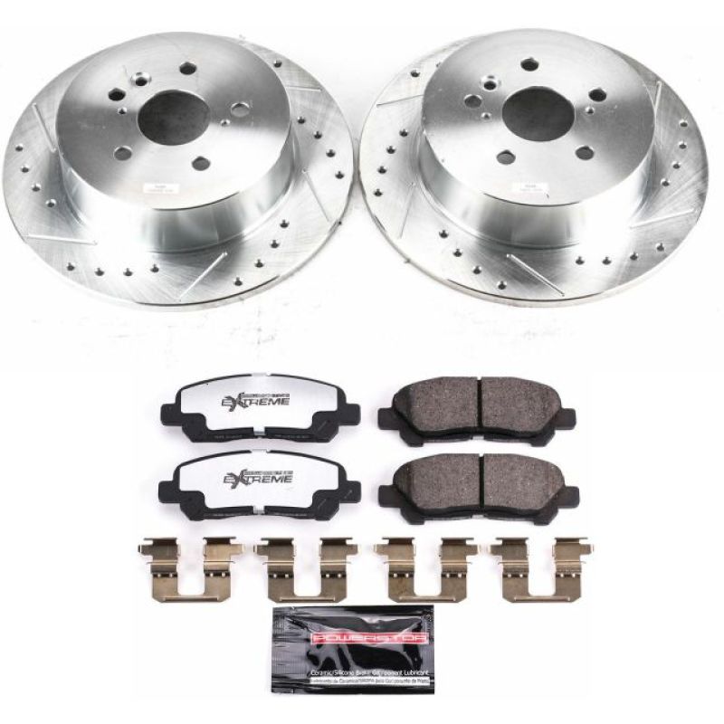 Power Stop 08-13 Toyota Highlander Rear Z36 Truck & Tow Brake Kit PowerStop