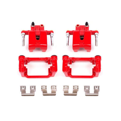 Power Stop 05-19 Chrysler 300 Rear Red Calipers w/Brackets - Pair PowerStop