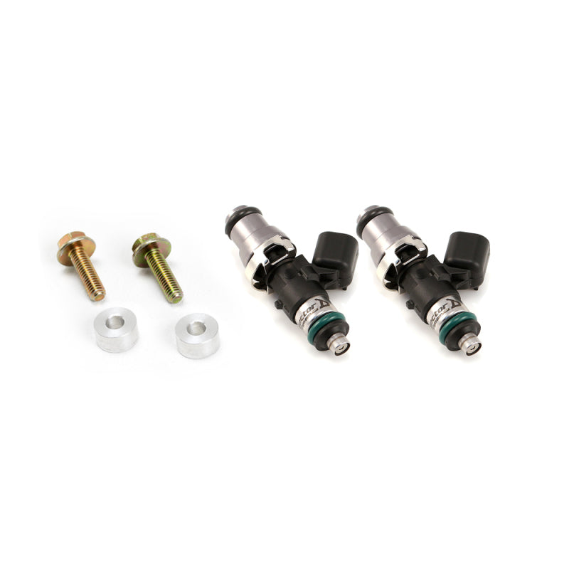 Injector Dynamics ID1050-XDS Fuel Injectors Polaris RZR 14mm Grey Adapter Top (Set of 2) - 1050.16.01.48.14.2 Injector Dynamics