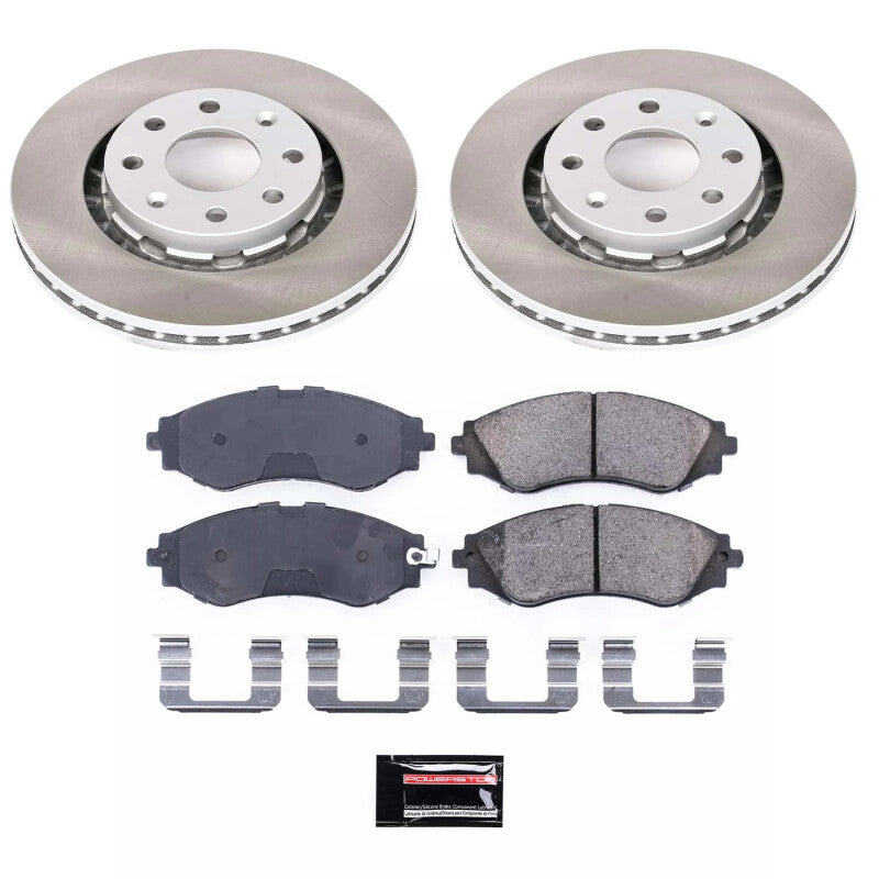 Power Stop 09-10 Pontiac G3 Front Semi-Coated Rotor Kit