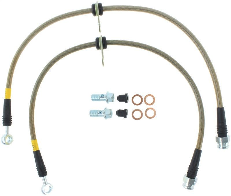 StopTech 96-04 Acura RL Stainless Steel Rear Brake Lines Stoptech