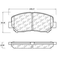 Load image into Gallery viewer, StopTech Premium Ceramic Front Brake Pads - 308.16400