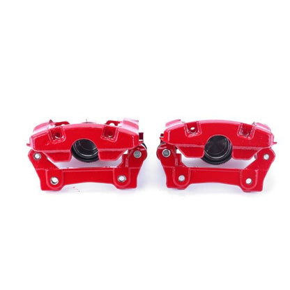 Power Stop 07-11 Lexus GS350 Rear Red Calipers w/Brackets - Pair PowerStop