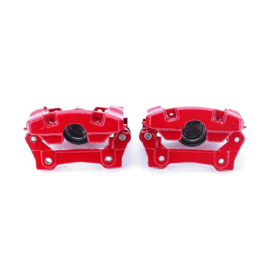 Power Stop 07-11 Lexus GS350 Rear Red Calipers w/Brackets - Pair PowerStop