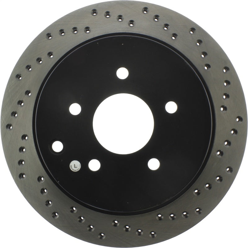 StopTech 03-12 Infiniti FX35 Drilled Sport Left Rear Cryo Rotor Stoptech