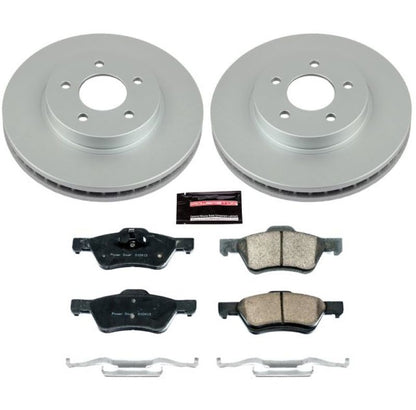 Power Stop 10-12 Ford Escape Front Z17 Evolution Geomet Coated Brake Kit PowerStop