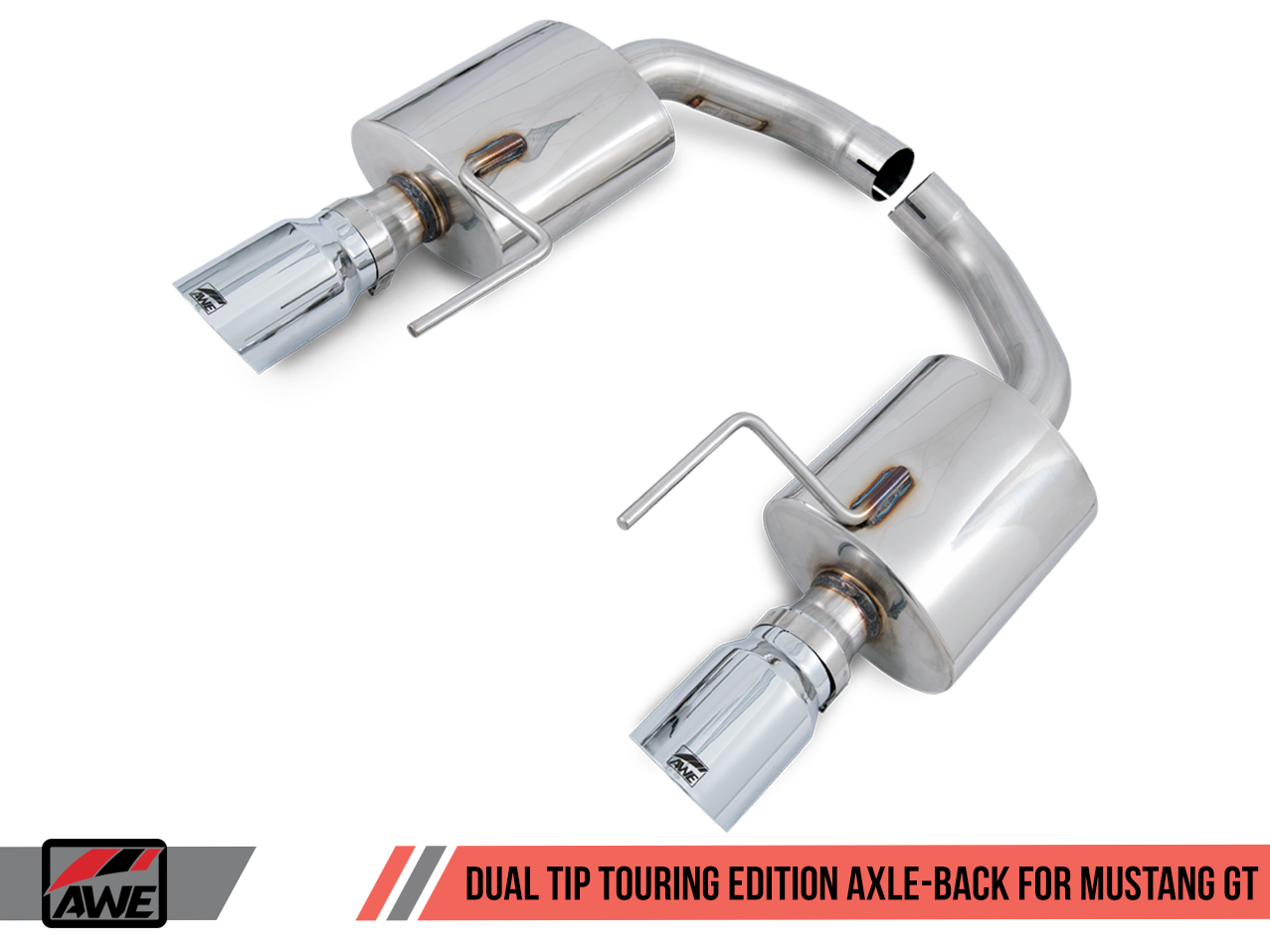 AWE Tuning 15-17 Mustang GT 5.0L Touring-to-Track Conversion Kit - Dual Tip