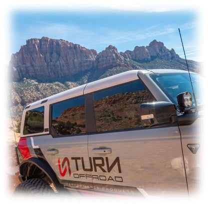 Turn Offroad 21-26 Ford Bronco Hard Top (4 Door) White/Black Foam Headliner