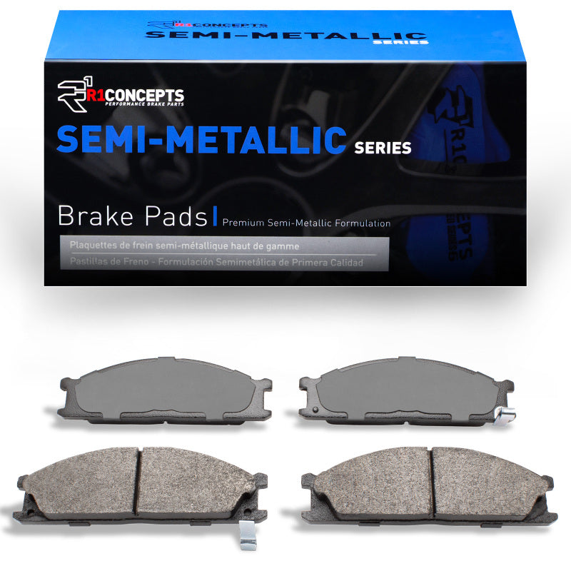 R1 Front Semi-Metallic Brake Pads 1985-2015 Nissan/Subaru - 2311-0333-00