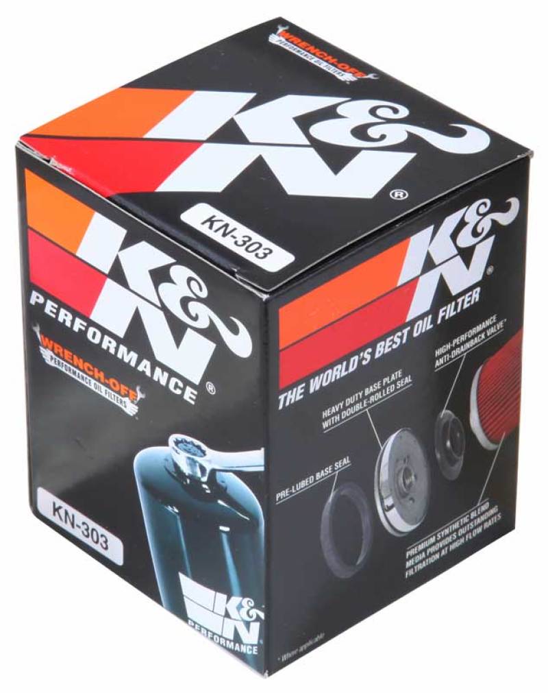 K&N Honda / Kawasaki / Yamaha / Polaris / Victory 2.688in OD x 3.344in H Oil Filter K&N Engineering