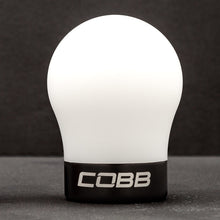 Load image into Gallery viewer, COBB Volkswagen Black Base White Shift Knob 2V1350-W-BK