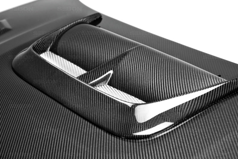 Seibon CW-style carbon fiber hood for 2004-2005 Subaru Impreza/WRX/STi - HD0405SBIMP-CW