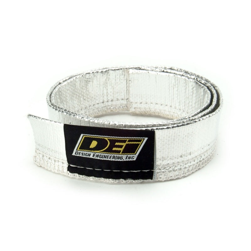 DEI Heat Sheath 3/4in x 3ft - Aluminized Sleeving- Sewn Edge DEI