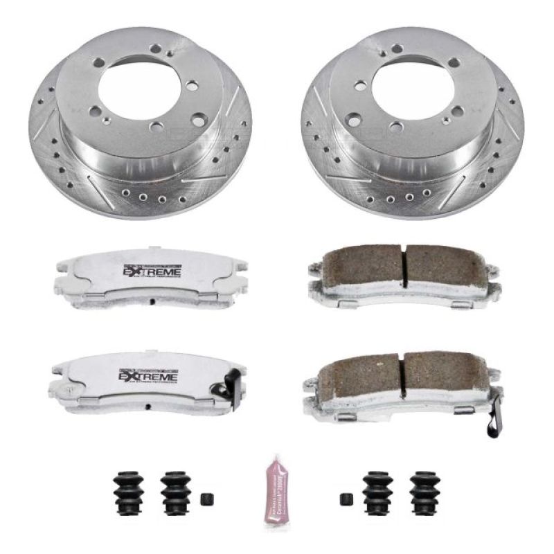 Power Stop 95-05 Chrysler Sebring Rear Z26 Street Warrior Brake Kit PowerStop
