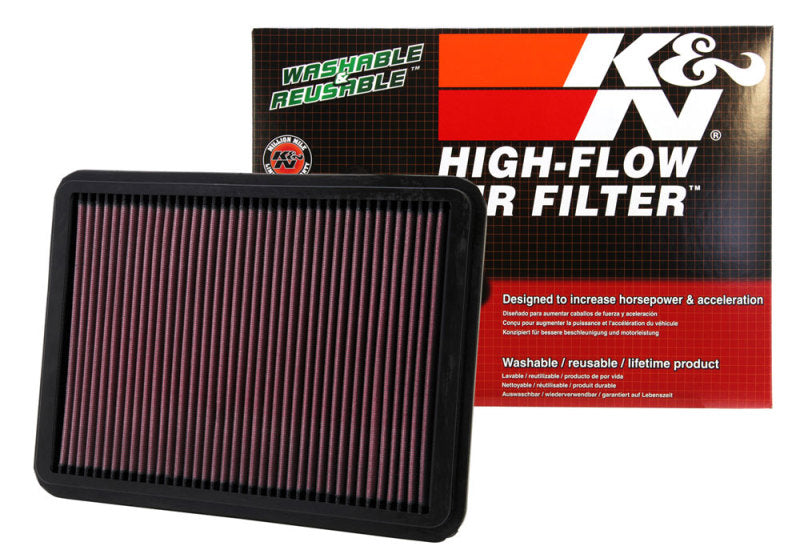 K&N 04-09 Lexus GX470 4.7L / 02-08 Toyota 4Runner / 01-07 Sequoia / 00-06 Tundra Drop In Air Filter K&N Engineering