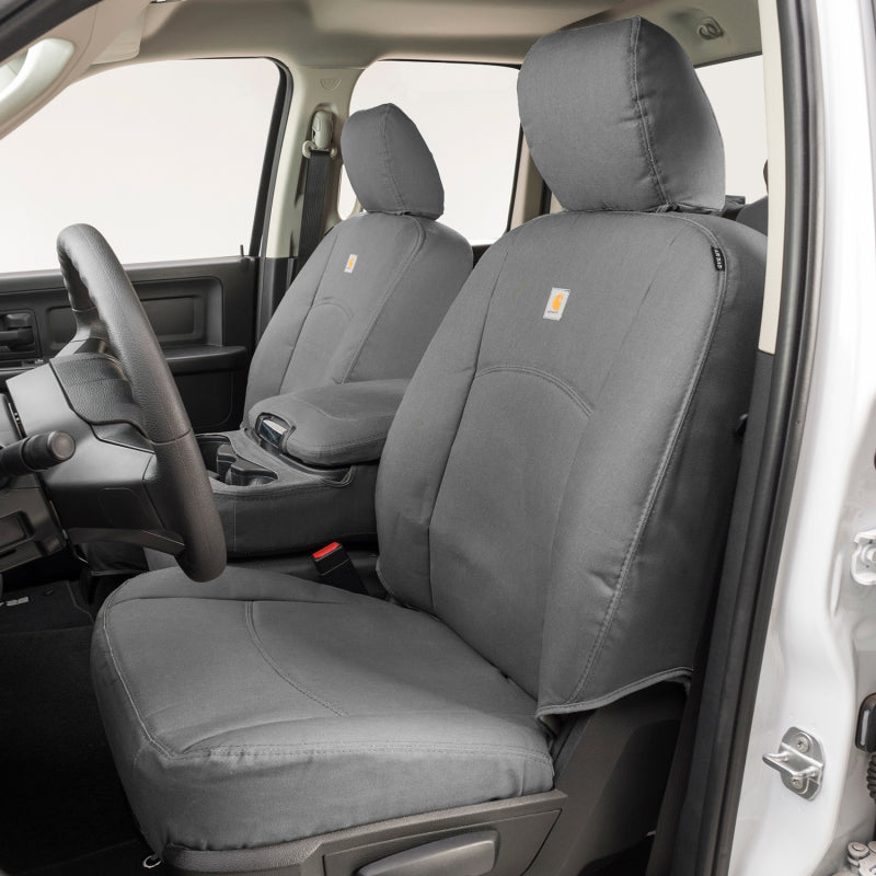 Covercraft 21-24 Ford Expedition Carhartt PrecisionFit Custom Second Row Seat Covers - Gravel