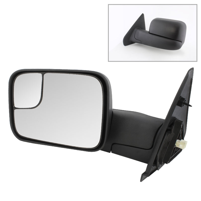 Xtune Dodge Ram 02-09 Manual Extendable Power Heated Adjust Mirror Left MIR-DRAM02-PW-L SPYDER