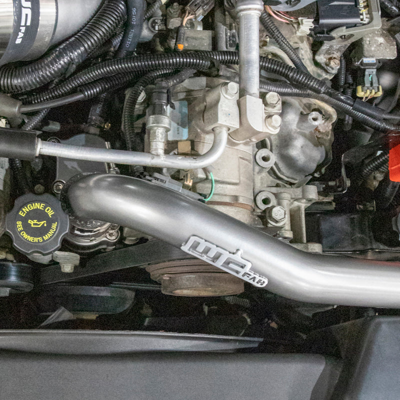 Wehrli 01-05 Chevrolet 6.6L LB7/LLY Duramax Thermostat Housing & Upper Coolant Pipe Kit - WCFab Grey - WCF100405-GRY