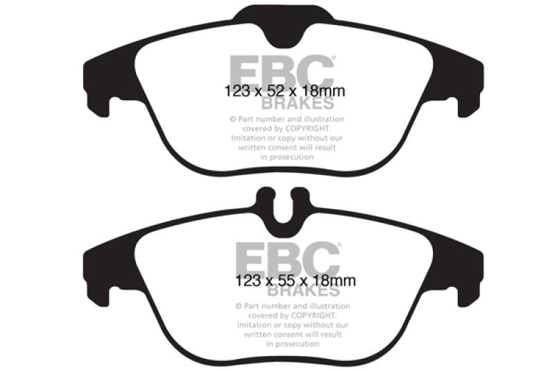 EBC Ultimax2 Rear Brake Pads - UD1341 EBC