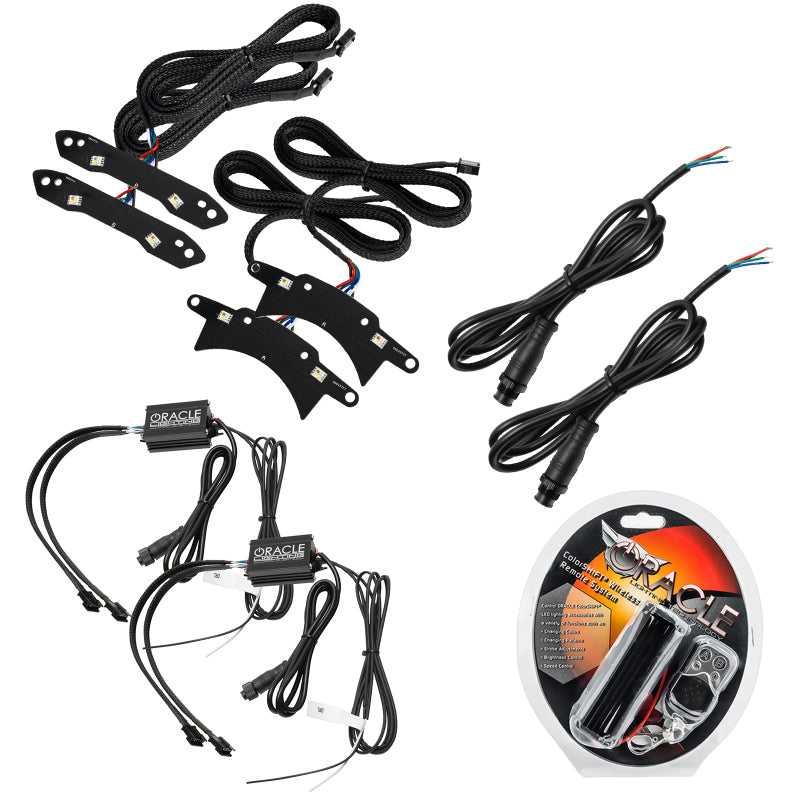 Oracle 15-21 Dodge Challenger RGB+W Headlight DRL Upgrade Kit - ColorSHIFT ORACLE Lighting