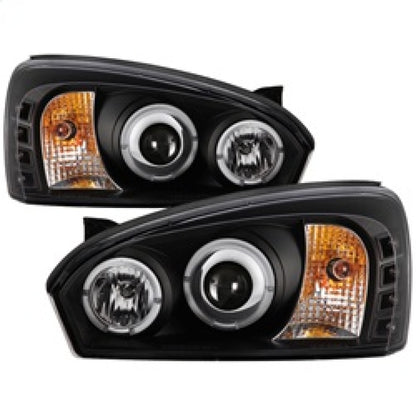 Spyder Chevy Malibu 04-07 Projector Headlights LED Halo LED Black High H1 Low H1 PRO-YD-CM04-HL-BK SPYDER