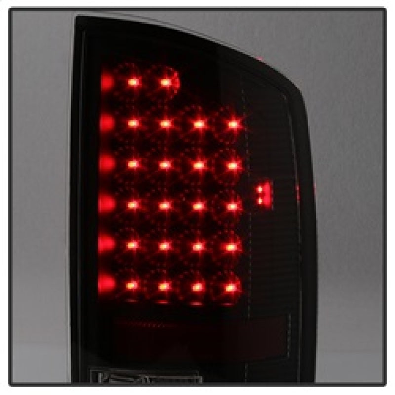 Xtune Dodge Ram 02-06 1500 / Ram 2500/3500 03-06 LED Tail Light Black ALT-JH-DR02-LED-BK SPYDER