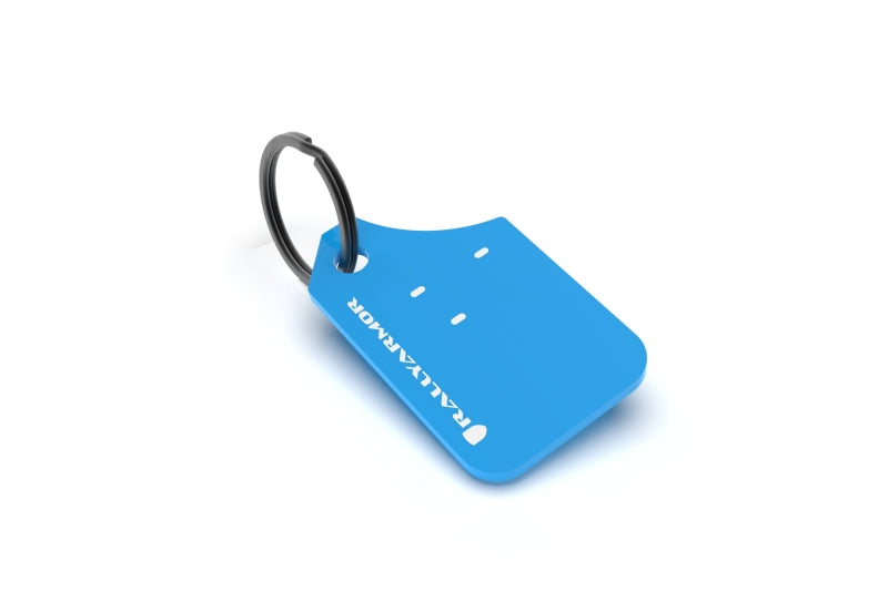 Rally Armor Blue Rally Armor Mini UR Rally Mud Flap Keychain Rally Armor