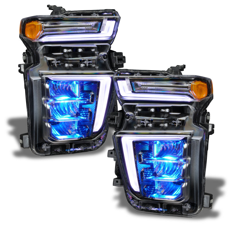 Oracle 20-21 Chevy Silverado HD 2500/3500 RGB Headlight Demon Eye Kit - ColorSHIFT w/o Controller ORACLE Lighting