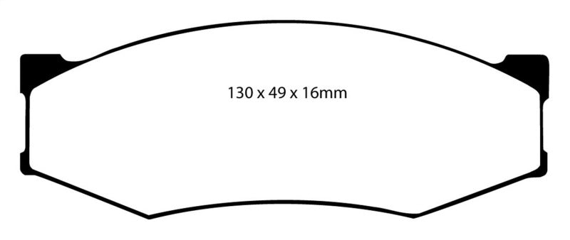 EBC GreenStuff Front Brake Pads - DP6538 EBC