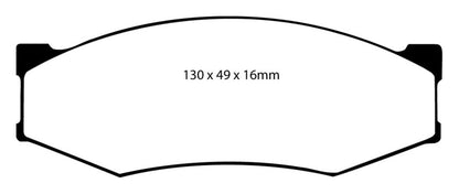 EBC GreenStuff Front Brake Pads - DP6538 EBC
