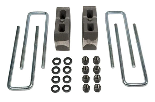 Tuff Country 4in Rear Block & U-Bolt Kit – 2001–2010 Chevy Silverado 2500HD 4WD (97024)