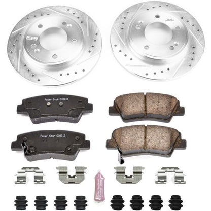 Power Stop 17-19 Hyundai Elantra Rear Z23 Evolution Sport Brake Kit PowerStop