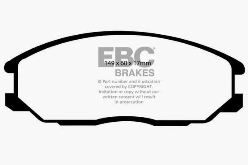 EBC GreenStuff Front Brake Pads - DP61332