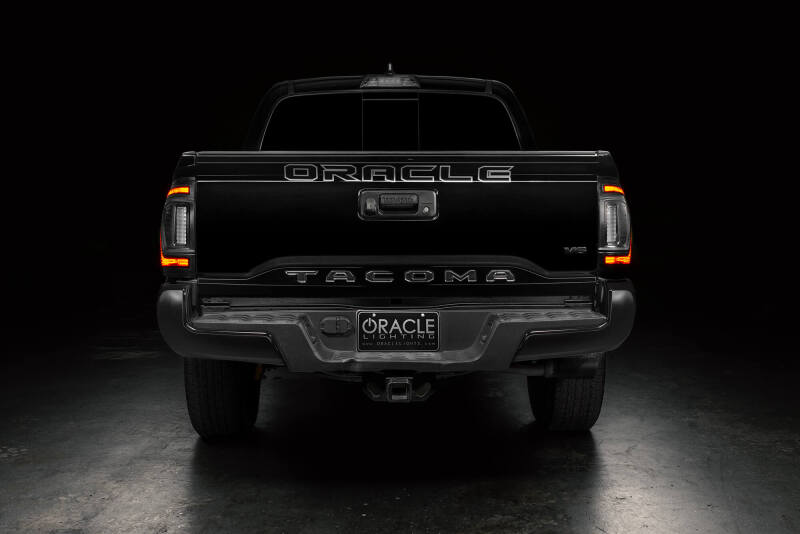 Oracle Lighting 16-23 Gen 3 Toyota Tacoma Black Series Flush Style LED Tail Lights