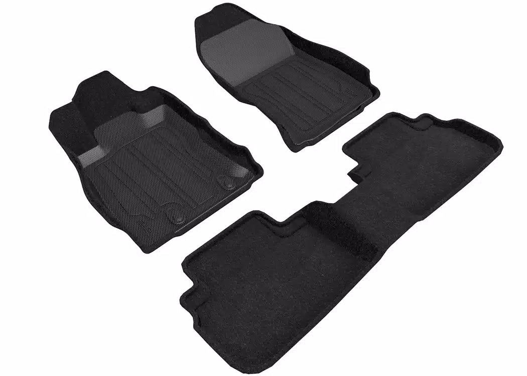 3D MAXpider ELEGANT Hybrid Floor Mats for 2018-2024 Audi Q5 / SQ5 / Q5 PHEV - SLAD04704709