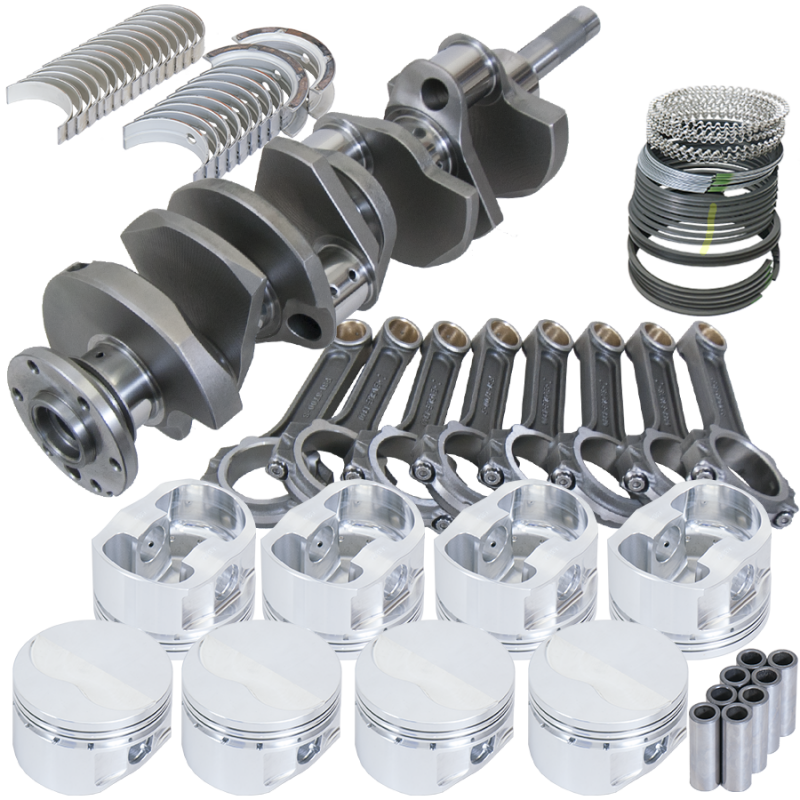 Eagle Ford FE 4.125in Crank 6.700in I-Beam Rods -7cc Flat Top 4.100in Pistons Rotating Assembly