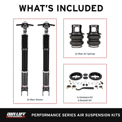 Air Lift Performance 09-13 Infiniti G37 / 09-20 Nissan 370z Rear Air Suspension Kit