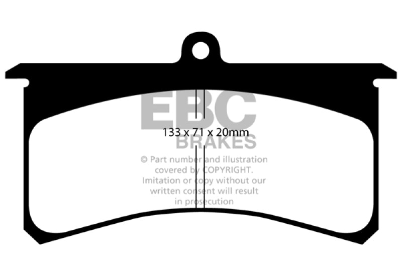 EBC YellowStuff Rear Brake Pads - DP4007R EBC