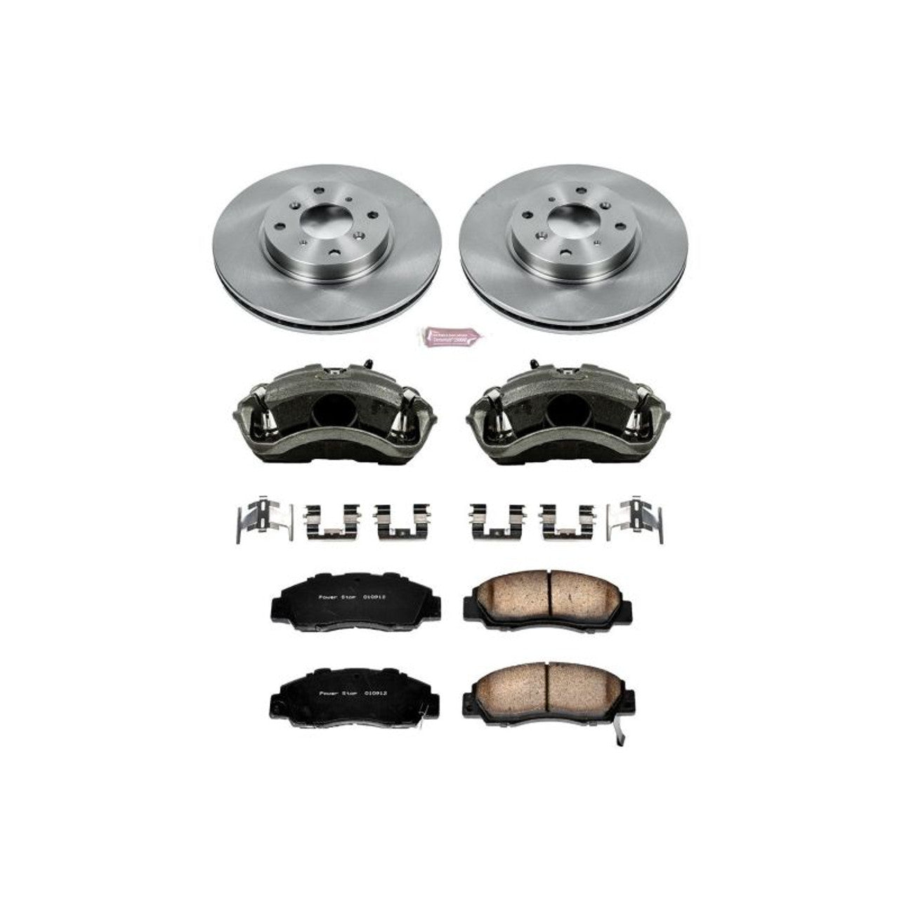 Power Stop 93-96 Honda Prelude Front & Rear Z26 Street Warrior Brake Kit w/Calipers
