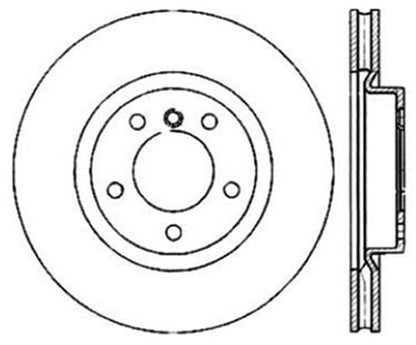 StopTech 98-02 BMW Z3 Drilled Left Front Rotor Stoptech