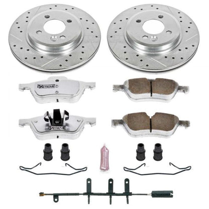 Power Stop 02-06 Mini Cooper Front Z26 Street Warrior Brake Kit PowerStop