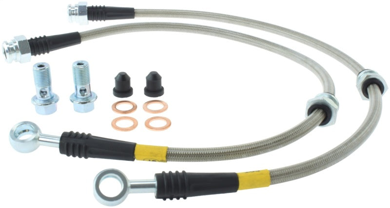 StopTech 14-16 Mazda 6 Stainless Steel Front Brake Lines Stoptech